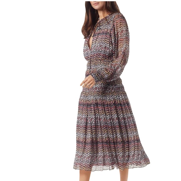 Joie Dresses & Skirts - Print Silk Midi Dress from Joie